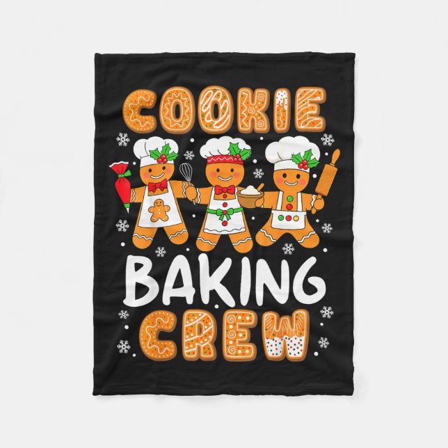 Manta Polar Cookie Baking Crew Christmas Funny Gingerbread Lov (Anverso)