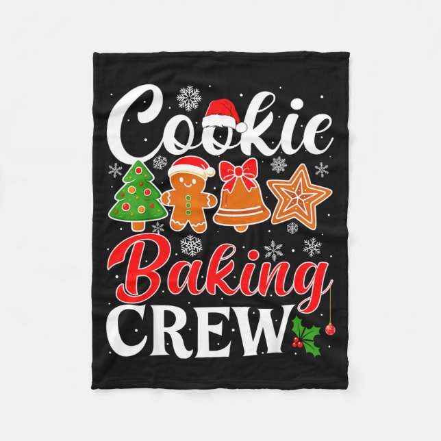Manta Polar Cookie Baking Crew Gingerbread Xmas Holiday Cookie (Anverso)