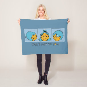 Manta Polar Cookie Monster Así es como yo rollo