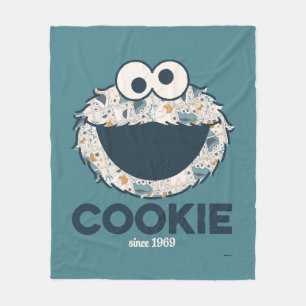 Manta Polar Cookie Monster Cookie desde 1969