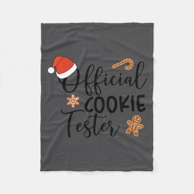 Manta Polar Cookie Tester &amp; Cookie Baker Funny Christmas C (Anverso)