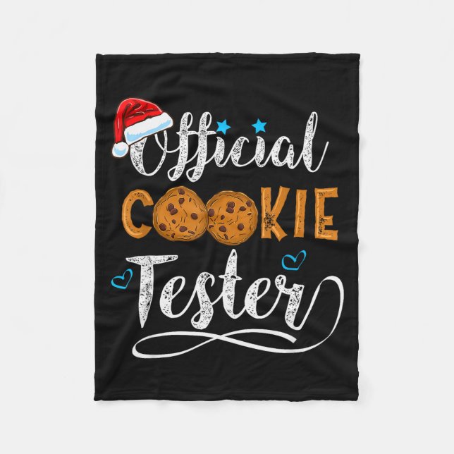 Manta Polar Cookie Tester Christmas Baking Team  (Anverso)