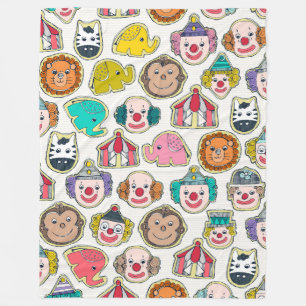 Manta Polar cookies de circo multi