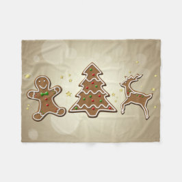Manta Polar Cookies de Gingerbread