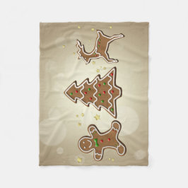 Manta Polar Cookies de Gingerbread