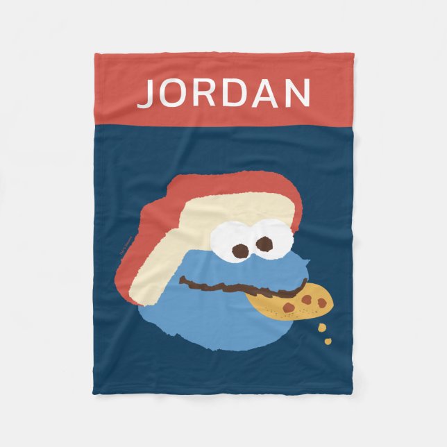 Manta Polar Cookies del campamento de Monster de Cookie | Añad (Anverso)