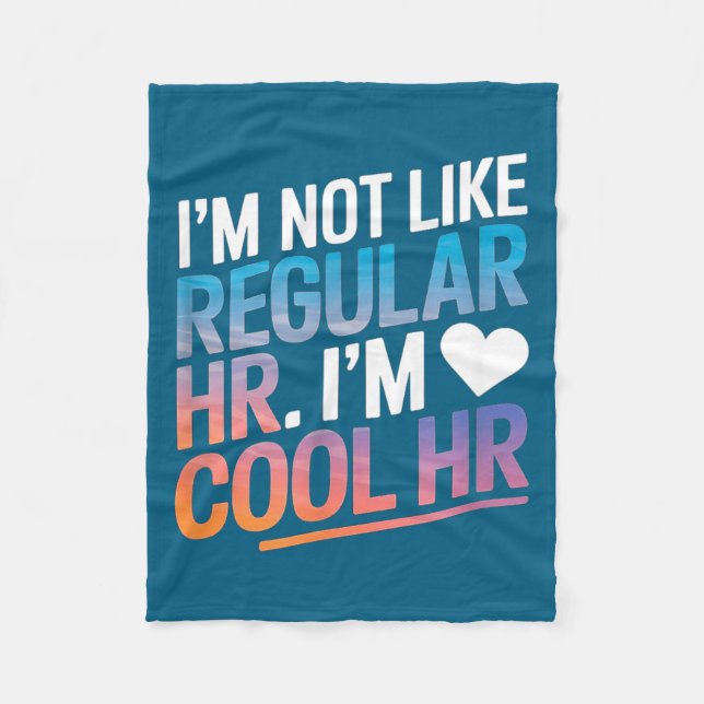 Manta Polar Cool Hr Funny Hr Office Quote Human Resources  (Anverso)