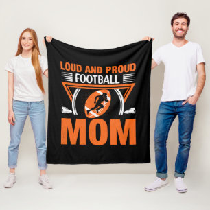 Manta Polar Cool orgullosa ruidosa Mamá de fútbol