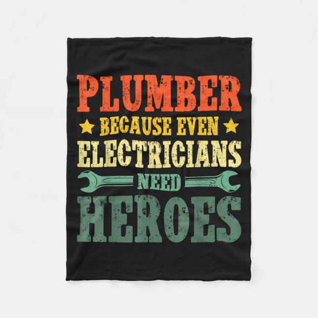 Manta Polar Cool Plumber Costume For Men Women Plumbing Tool P (Anverso)