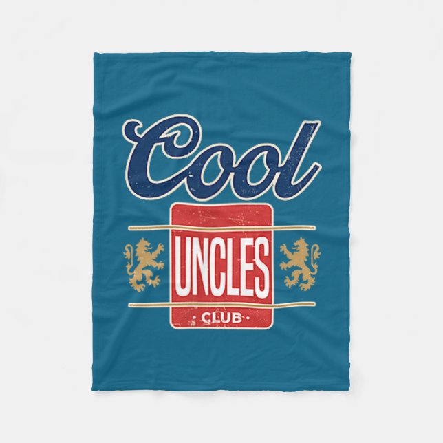 Manta Polar Cool Uncles Club For New Uncle Father's Day Uncle  (Anverso)
