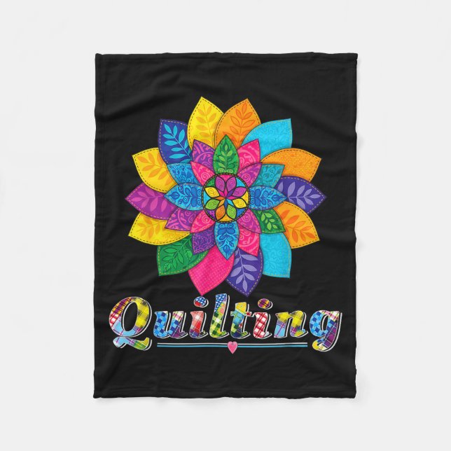 Manta Polar Cool Women Quilting Sewing Love Quilt Patterns Qui (Anverso)