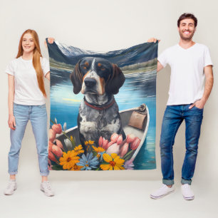 Manta Polar Coonhound de Bluetick en una remo: Una aventura pa