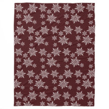 Copos de Navidad Blancos de Borgoña