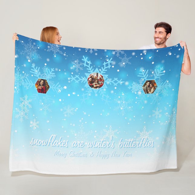 Manta Polar Copos de nieve (In situ)