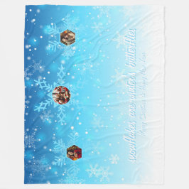 Manta Polar Copos de nieve