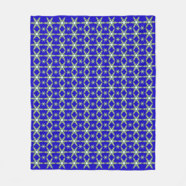 Manta Polar Copos de nieve a medianoche