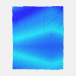 Manta Polar Copper azul oscuro color de agua abstracto pastel