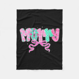 Manta Polar Coqueta Preppy Femenina Lindo Lazo Vintage Retro C