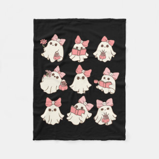 Manta Polar Coqueta rosa dobla guapa fantasma Halloween estofa