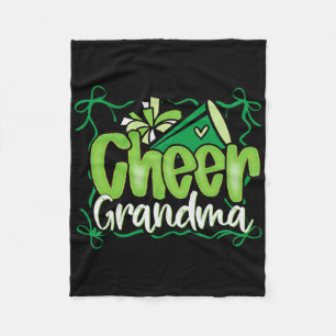 Manta Polar Coqueta Verde Pompón de Lazo Abuela Cheer G-ma