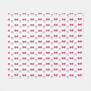 Manta Polar Coquetas rosadas y púrpura