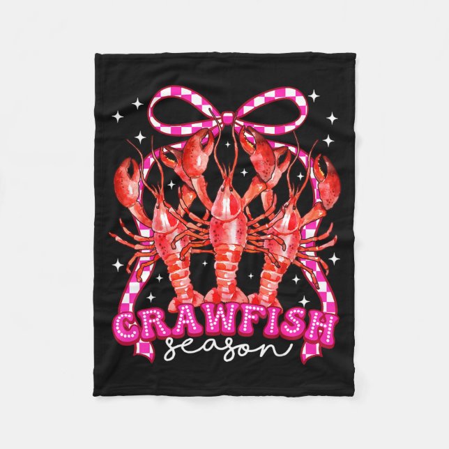 Manta Polar Coquette Bow Crawfish Boil Season For Men Women Ki (Anverso)