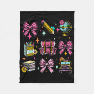 Manta Polar Coquette Bow Student Teacher Life First Day Back T