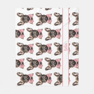 Manta Polar Coquette Frenchie Nombre esterilizable