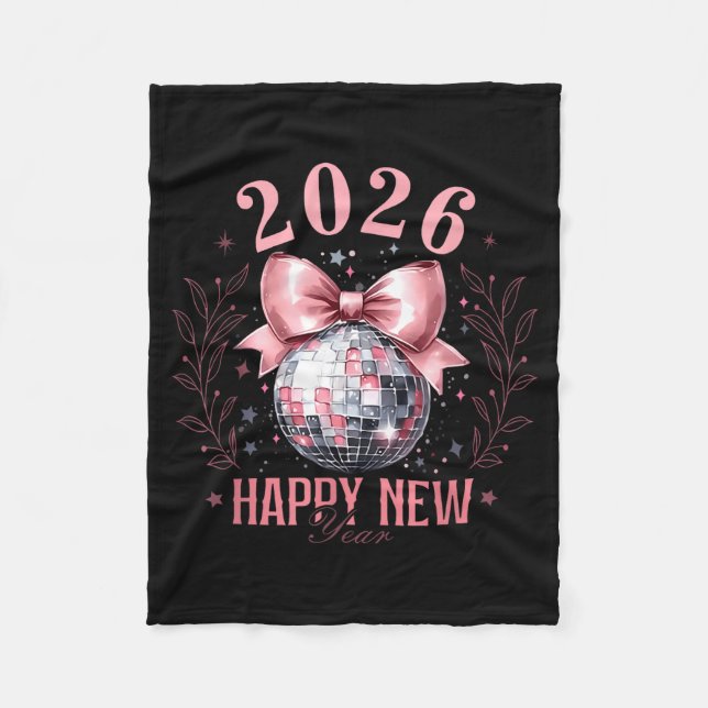 Manta Polar Coquette Happy New Year Party 2026 Family Women Gi (Anverso)