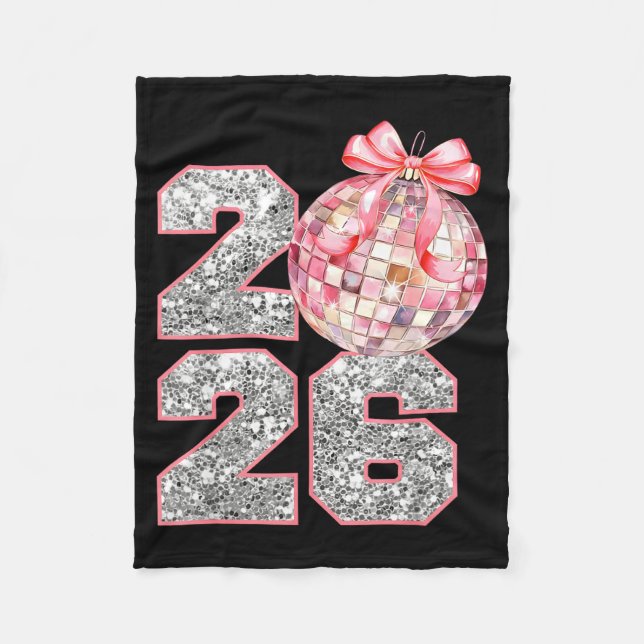 Manta Polar Coquette Happy New Year Party 2026 Family Women Gi (Anverso)