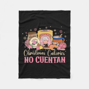 Manta Polar Coquette Navidades Calories No Cuentan Foo Mexican