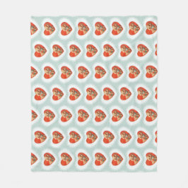 Manta Polar Coquette Pastel Retro Vintage Bebé Animales Perro