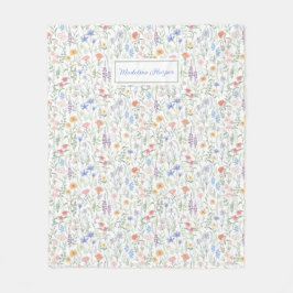 Manta Polar Coquette Wildflower Meadow Personalised 