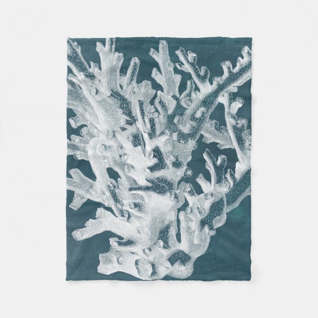 Manta Polar Coral azul I (Anverso)