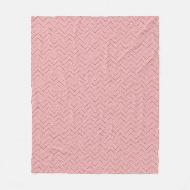Manta Polar Coral Pink Chevron (Anverso)