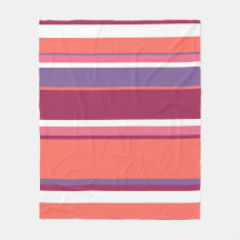 Coral vivo, rojo y violeta