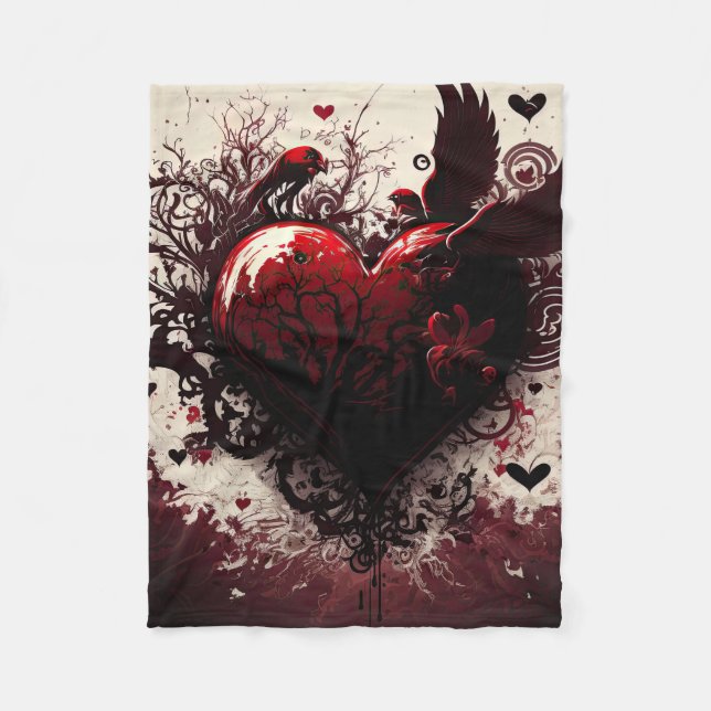 Manta Polar Corazón (Anverso)