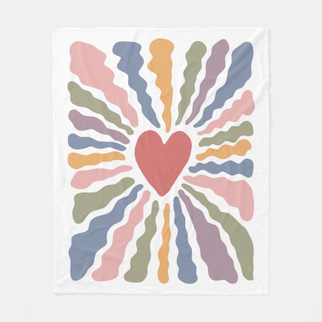 Manta Polar Corazón (Anverso)
