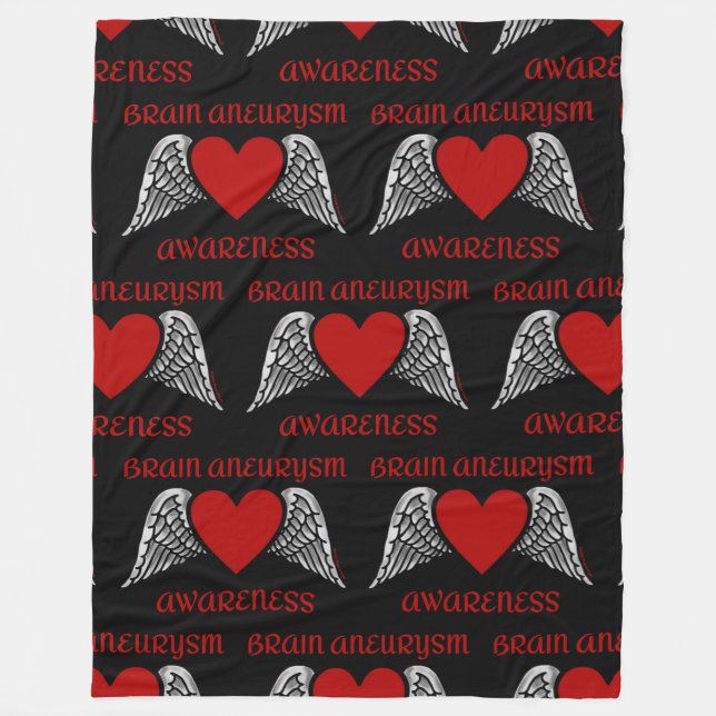 Manta Polar Corazón/Alas... Aneuralismo cerebral (Anverso)