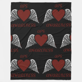 Manta Polar Corazón/Alas...APS Fleece Blanket