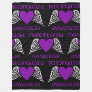 Manta Polar Corazón/Alas... Fibro