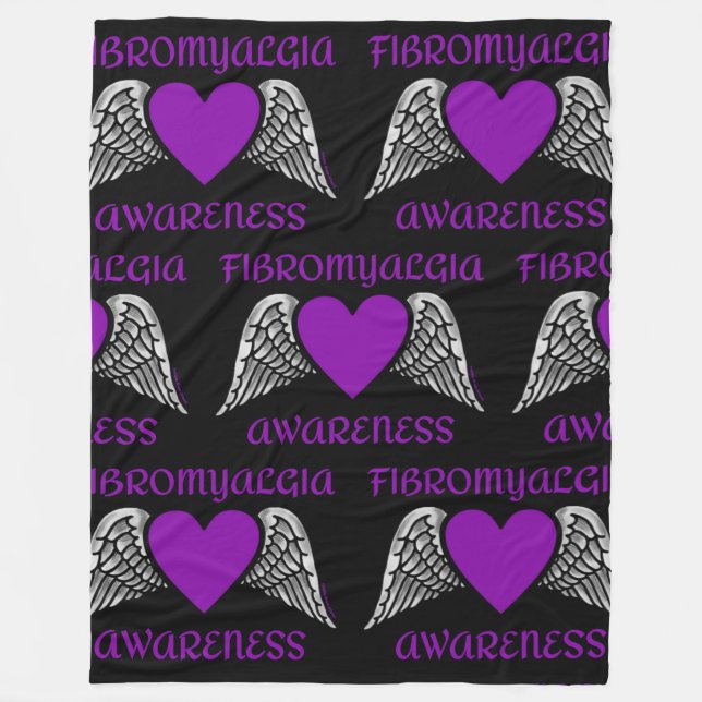 Manta Polar Corazón/Alas... Fibro (Anverso)