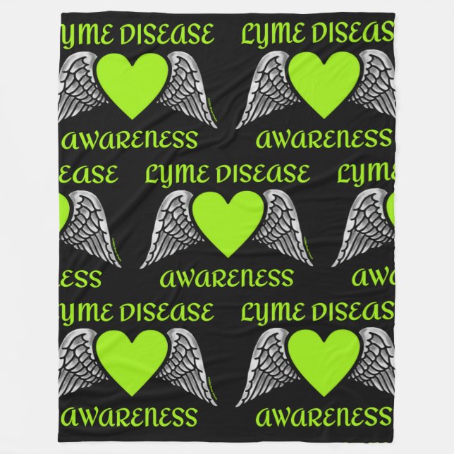 Manta Polar Corazón/Alas... Lyme (Anverso)