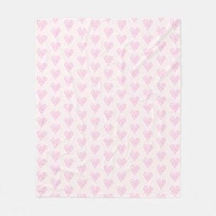 Manta Polar Corazón de amor de dos tonos
