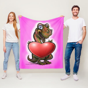 Manta Polar Corazón de Bestia