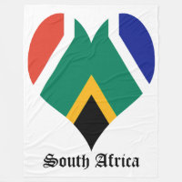 Corazón de la bandera de Sudáfrica - Bokke