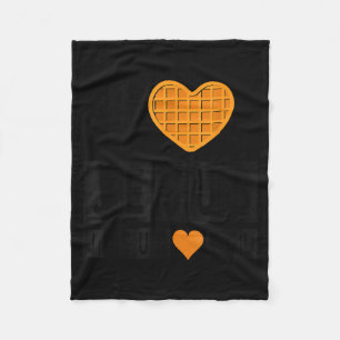 Manta Polar Corazón de Waffle Te Amo Jesús Jesús Te Ama Divert