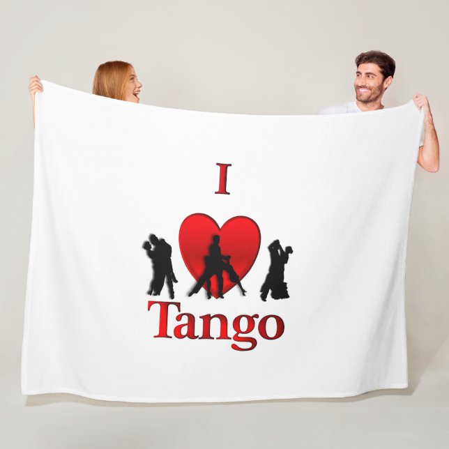 Manta Polar Corazón del tango (In situ)