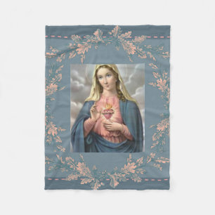 Manta Polar Corazón inmaculado de Maria