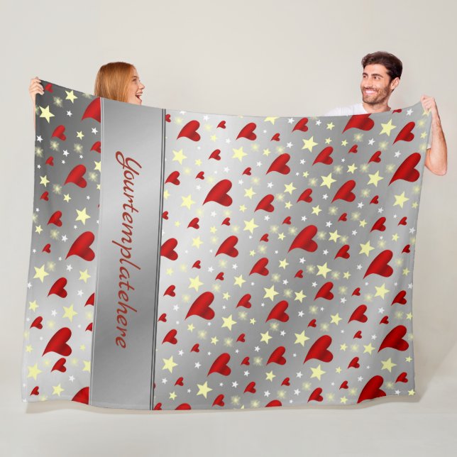 Manta Polar corazón, púrpura, decoración, medalla, premio, día (In situ)